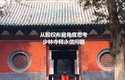 从股权布局角度思考少林寺释永信的问题